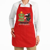 Is This Jolly Enough Funny Christmas Cat Apron
