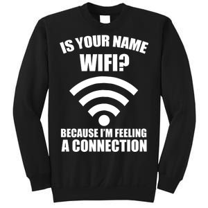 Is Your Name Wifi Because I'm Feeling A Connection Sweatshirt