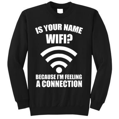 Is Your Name Wifi Because I'm Feeling A Connection Sweatshirt