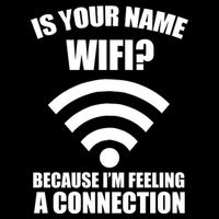 Is Your Name Wifi Because I'm Feeling A Connection Drawstring Bag