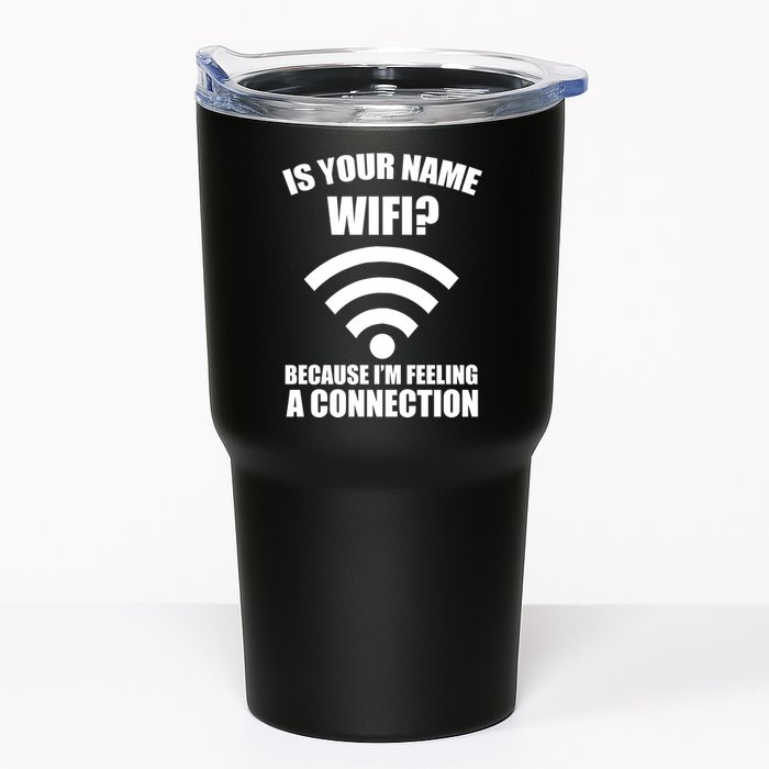 Is Your Name Wifi Because I'm Feeling A Connection Tumbler