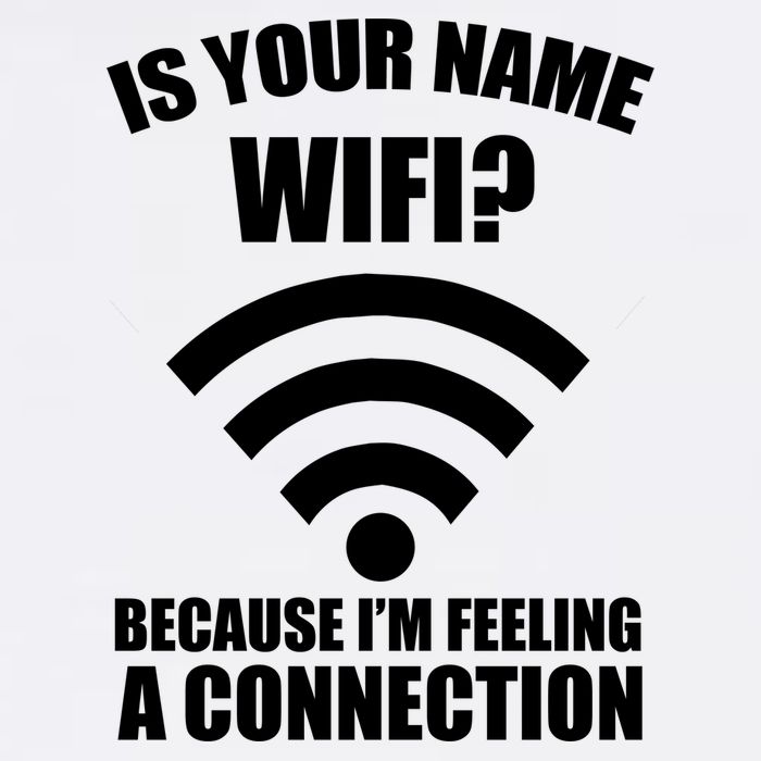 Is Your Name Wifi Because I'm Feeling A Connection Garment-Dyed Sweatshirt