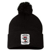 I Survived 100 Days Of School Its Fine Counselor Bleached Pom Pom 12in Knit Beanie