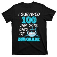 I Survived 100 Jawsome Days Of 2nd Grade 100 Days Of School T-Shirt