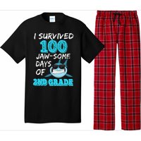 I Survived 100 Jawsome Days Of 2nd Grade 100 Days Of School Pajama Set