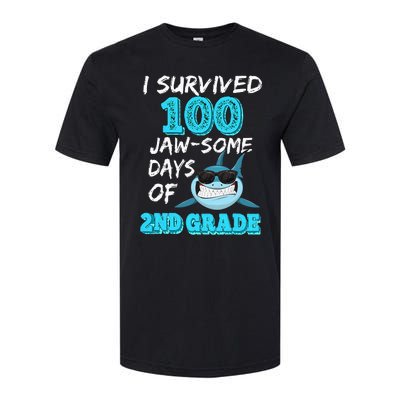 I Survived 100 Jawsome Days Of 2nd Grade 100 Days Of School Softstyle® CVC T-Shirt