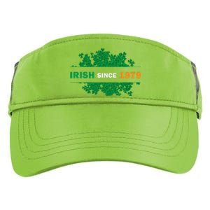 Irish Since 1979 41st Birthday Adult Drive Performance Visor