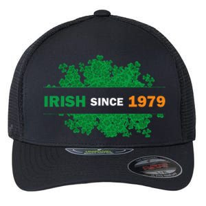 Irish Since 1979 41st Birthday Flexfit Unipanel Trucker Cap