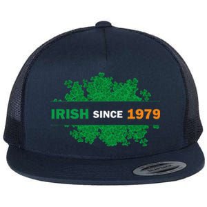 Irish Since 1979 41st Birthday Flat Bill Trucker Hat