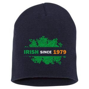 Irish Since 1979 41st Birthday Short Acrylic Beanie