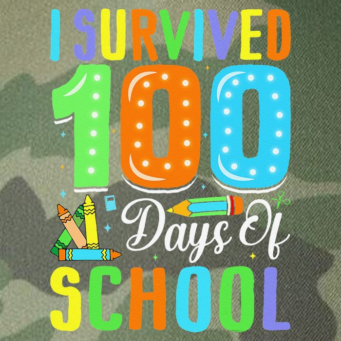 I Survived 100th Days Of School 100 Days Of School Teacher Gift Legacy Tie Dye Trucker Hat