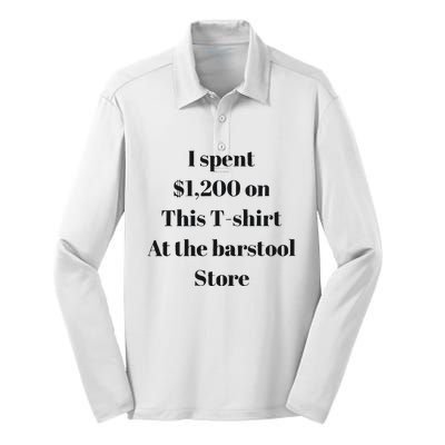 I Spent 1200 On This At The Barstool Store Silk Touch Performance Long Sleeve Polo