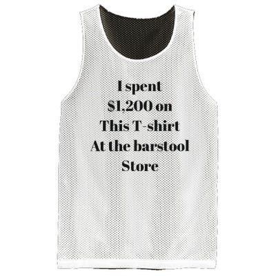 I Spent 1200 On This At The Barstool Store Mesh Reversible Basketball Jersey Tank