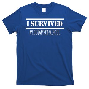 I Survived 100th Day Of School 100 Days Smarter Gift T-Shirt