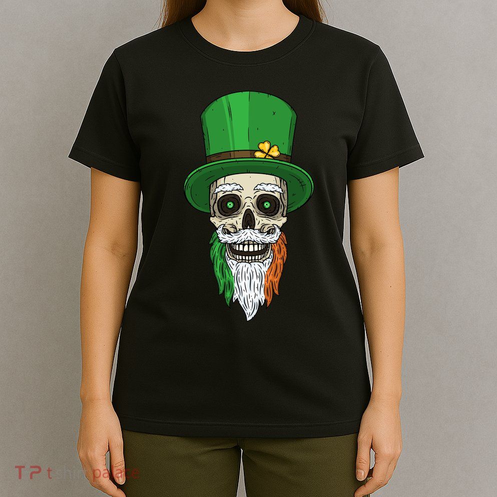 Irish Bearded Skull T-Shirt