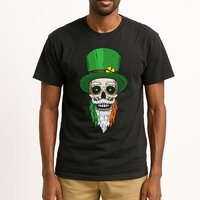 Irish Bearded Skull Tall T-Shirt