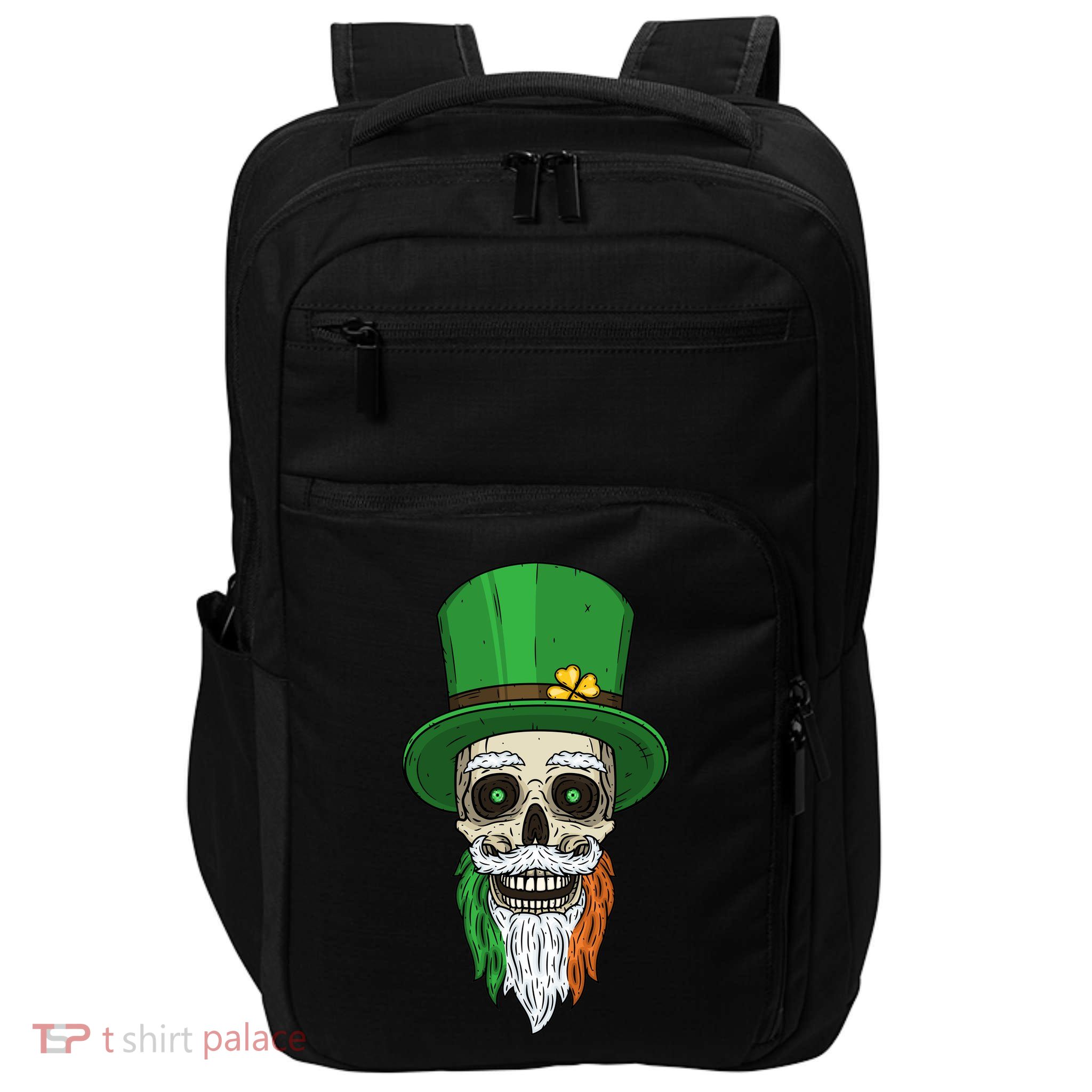 Irish Bearded Skull Impact Tech Backpack