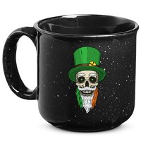 Irish Bearded Skull 15oz Campfire Ceramic Mug
