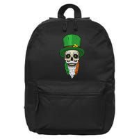 Irish Bearded Skull 16 in Basic Backpack