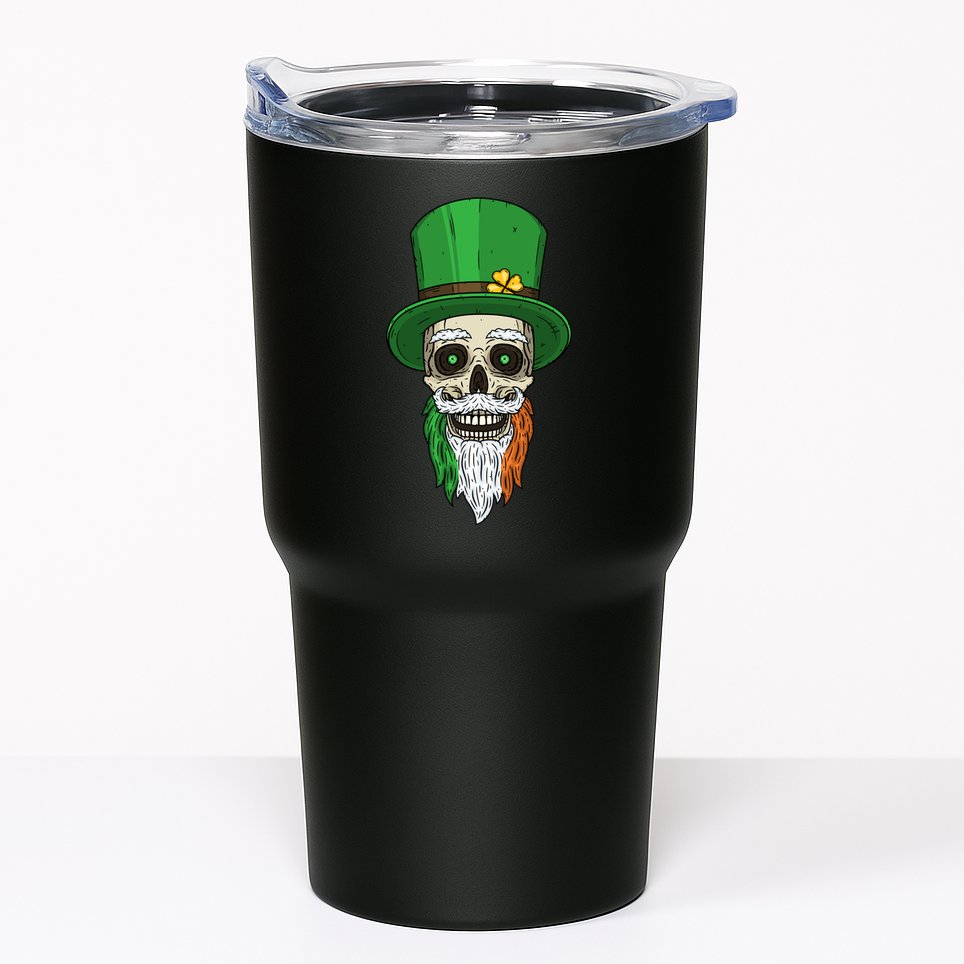 Irish Bearded Skull Tumbler