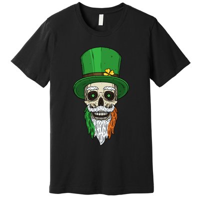 Irish Bearded Skull Premium T-Shirt