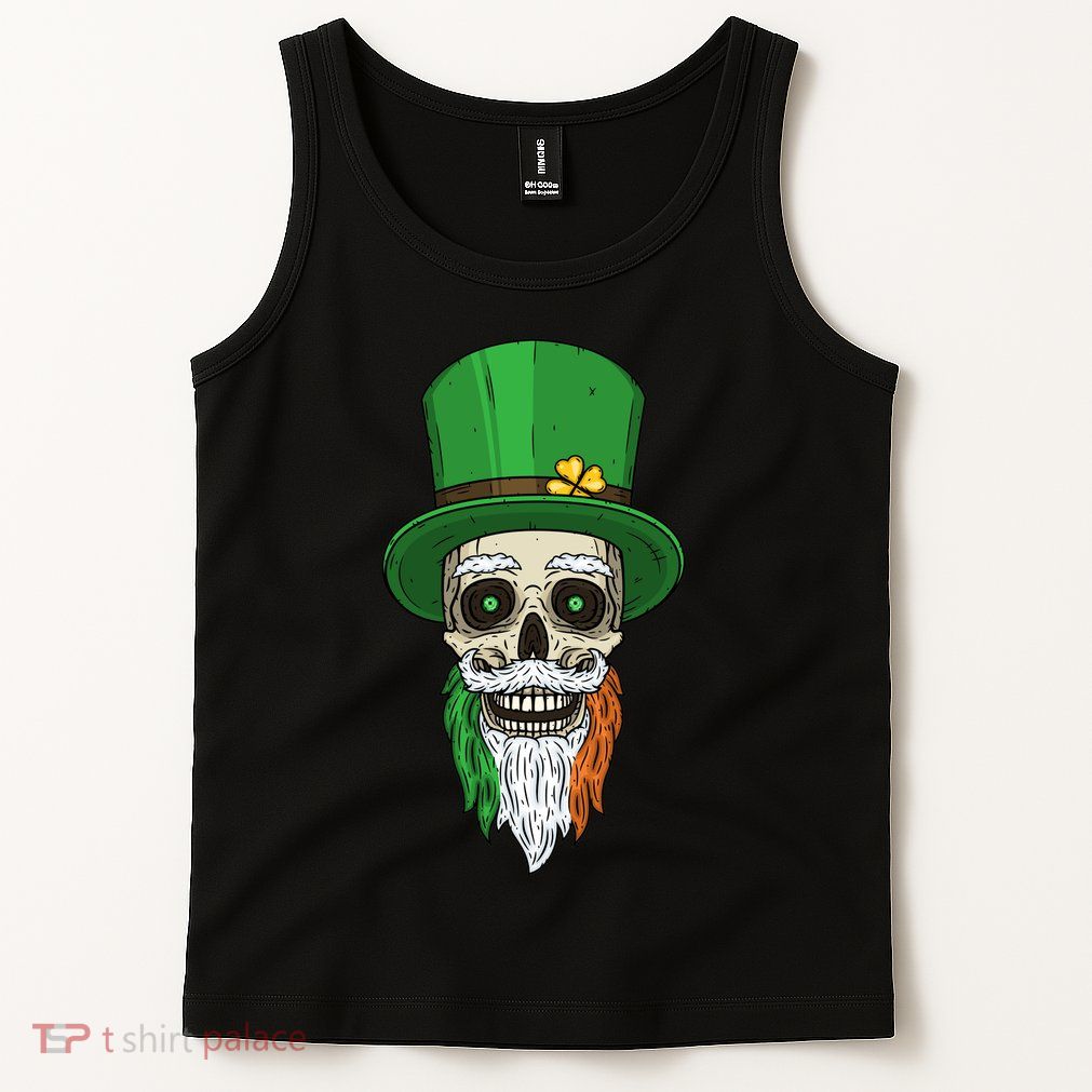 Irish Bearded Skull Tank Top