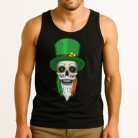 Irish Bearded Skull Tank Top