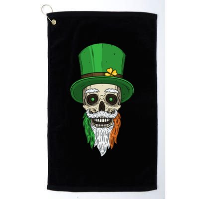 Irish Bearded Skull Golf Towel