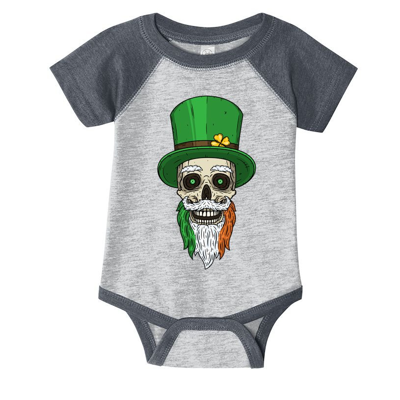 Irish Bearded Skull Infant Baby Jersey Bodysuit