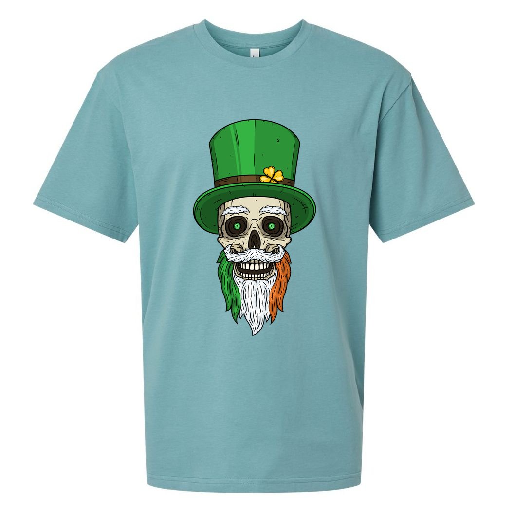 Irish Bearded Skull Sueded Cloud Jersey T-Shirt
