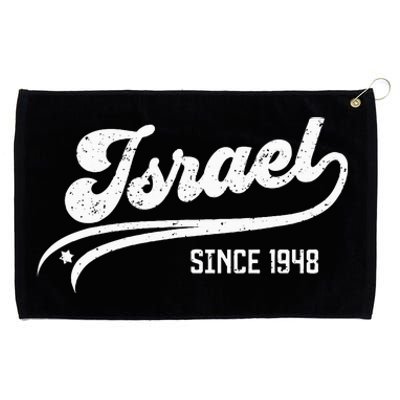 Israel Since 1948 Cool Retro Israeli Flag W Star Of David Grommeted Golf Towel