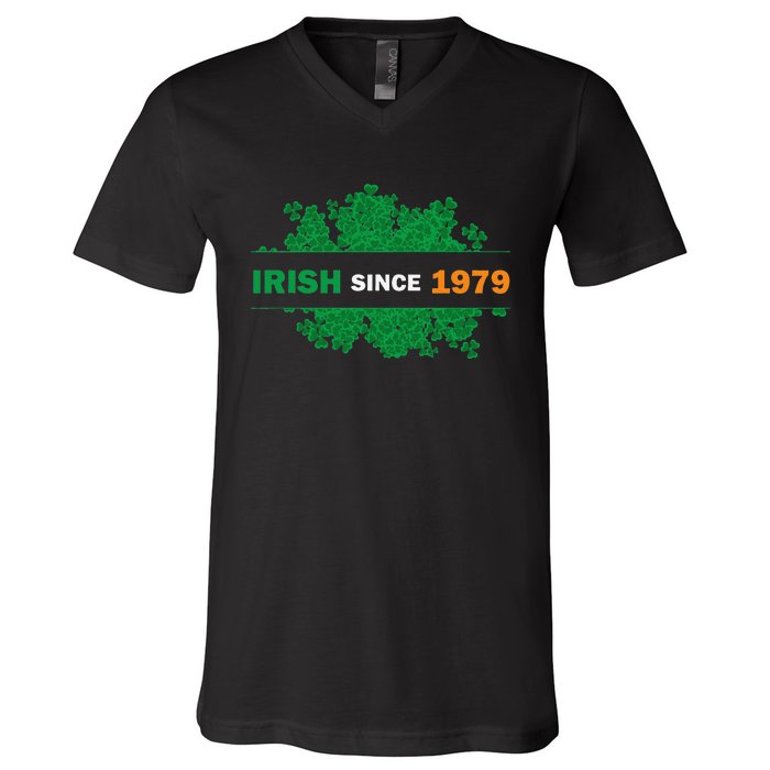 Irish Since 1979 41st Birthday V-Neck T-Shirt