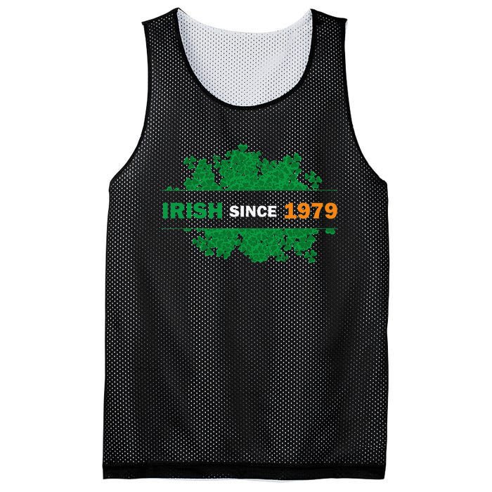 Irish Since 1979 41st Birthday Mesh Reversible Basketball Jersey Tank