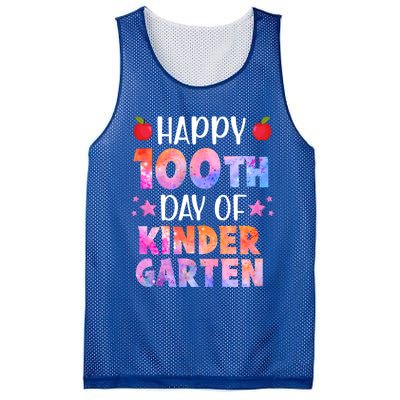 I Survived 100 Days Of School Team Kindergarten Cute Teacher Great Gift Mesh Reversible Basketball Jersey Tank