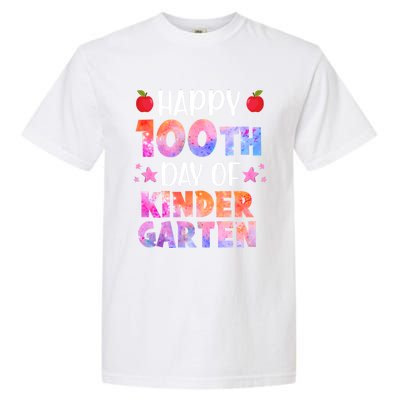 I Survived 100 Days Of School Team Kindergarten Cute Teacher Great Gift Garment-Dyed Heavyweight T-Shirt