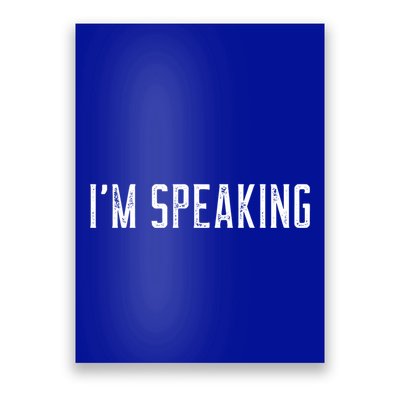 IM Speaking 2020 Vice President Debate Funny Gift Poster