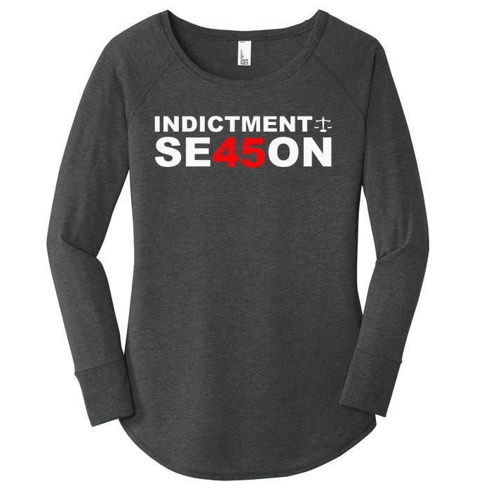 Indictment Season 45 Women's Perfect Tri Tunic Long Sleeve Shirt