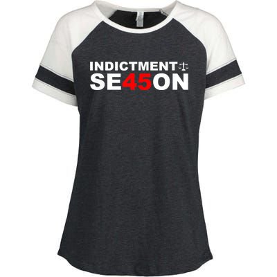 Indictment Season 45 Enza Ladies Jersey Colorblock Tee