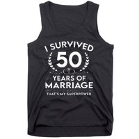 I Survived 50 Years Of Marriage Tank Top