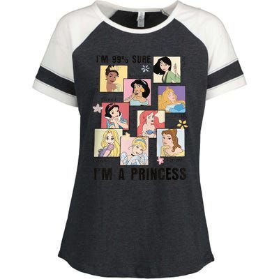 I'm Sure 99% I'm A Princess Princess Group Box Cute For Lover Gift Idea Enza Ladies Jersey Colorblock Tee