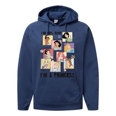 I'm Sure 99% I'm A Princess Princess Group Box Cute For Lover Gift Idea Performance Fleece Hoodie