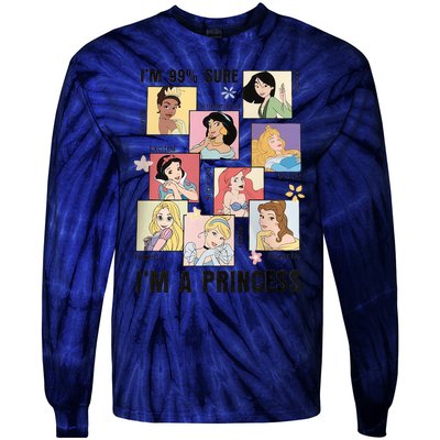 I'm Sure 99% I'm A Princess Princess Group Box Cute For Lover Gift Idea Tie-Dye Long Sleeve Shirt