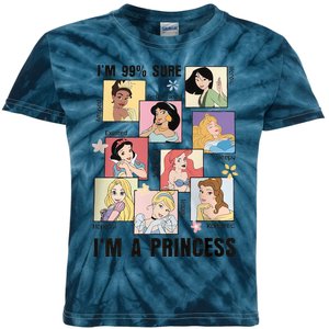 I'm Sure 99% I'm A Princess Princess Group Box Cute For Lover Gift Idea Kids Tie-Dye T-Shirt