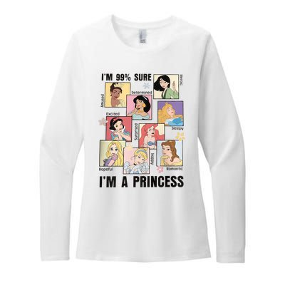 I'm Sure 99% I'm A Princess Princess Group Box Cute For Lover Gift Idea Womens CVC Long Sleeve Shirt