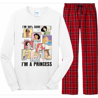 I'm Sure 99% I'm A Princess Princess Group Box Cute For Lover Gift Idea Long Sleeve Pajama Set