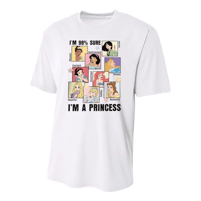 I'm Sure 99% I'm A Princess Princess Group Box Cute For Lover Gift Idea Youth Performance Sprint T-Shirt