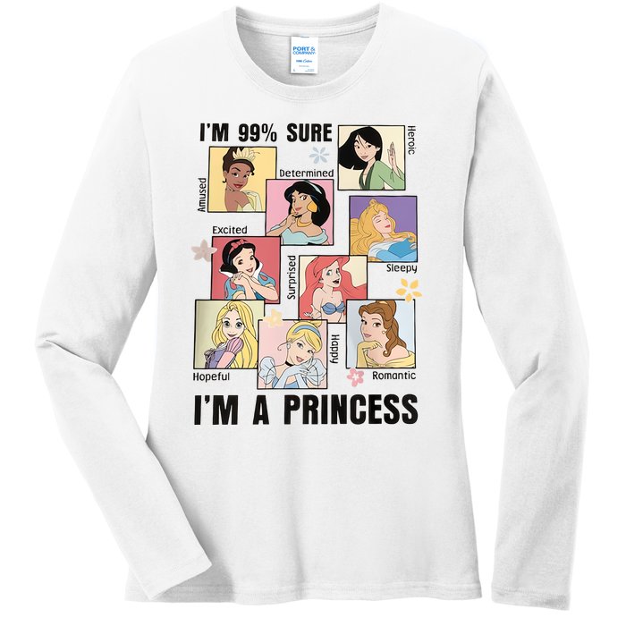 I'm Sure 99% I'm A Princess Princess Group Box Cute For Lover Gift Idea Ladies Long Sleeve Shirt