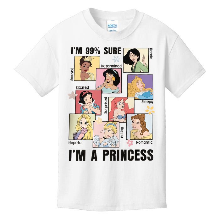 I'm Sure 99% I'm A Princess Princess Group Box Cute For Lover Gift Idea Kids T-Shirt