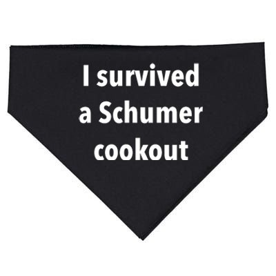 I Survived A Schumer Cookout USA-Made Doggie Bandana