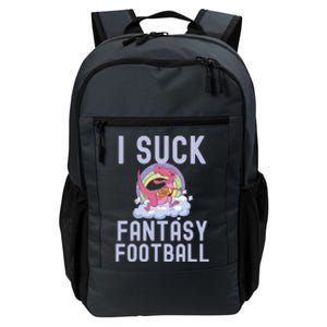 I SUCK AT FANTASY FOOTBALL TREX RAINBOW LOSER Daily Commute Backpack